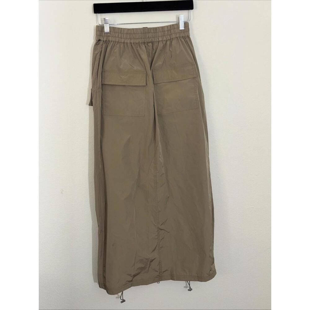 Revolve H:ours Khaki Elastic Waist Cargo Style Emerson Maxi Skirt S $238 msrp - Picture 9 of 10